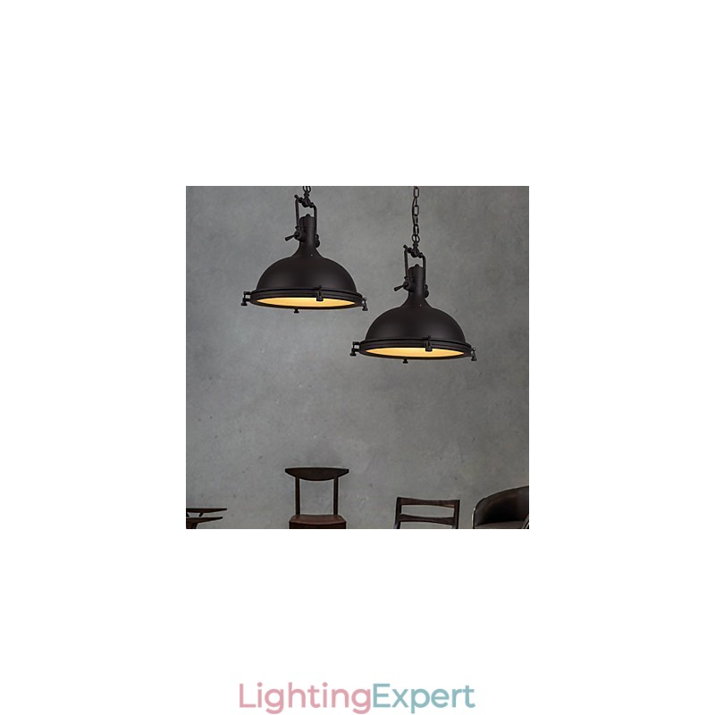 Industrial Single Pendant Lamp Decorate Loft Style Vintage Metal Drop Light
