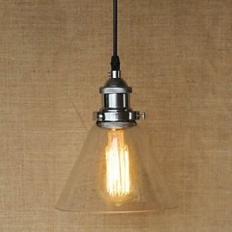 Traditional Classic Vintage Retro Country Globe Pendant Light