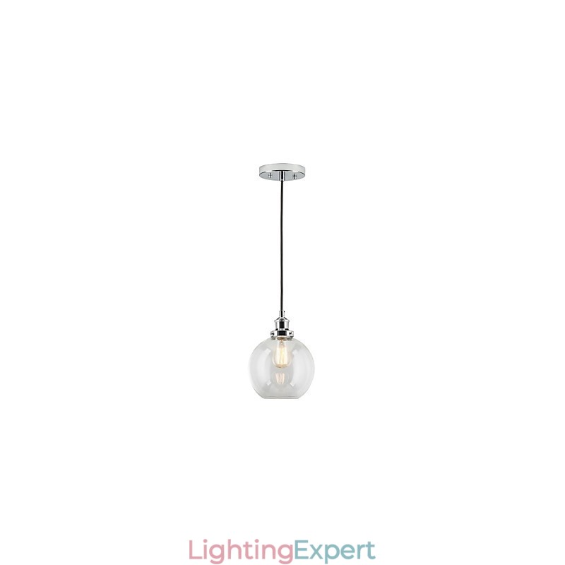 Traditional Classic Vintage Retro Country Globe Pendant Light