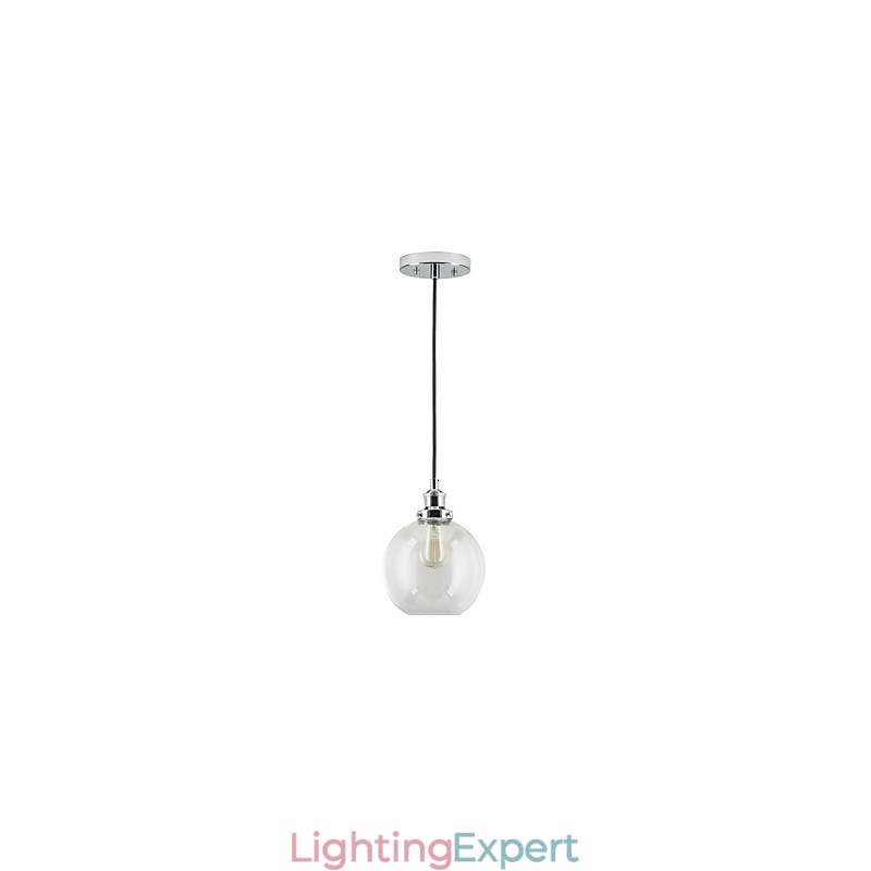 Traditional Classic Vintage Retro Country Globe Pendant Light