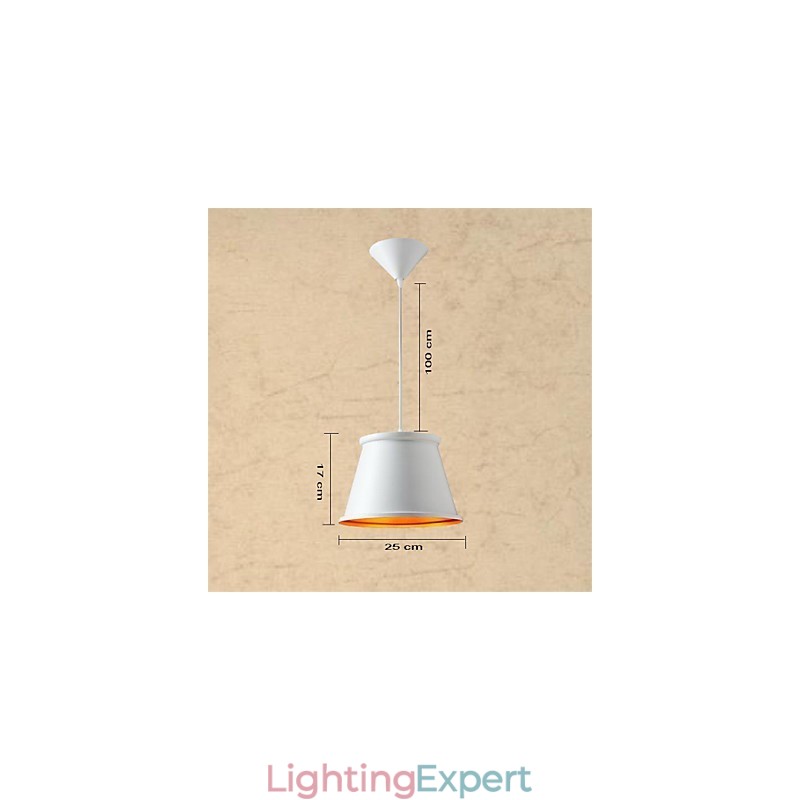 Classic Rustic Lodge Vintage Mini Style Painting Metal Pendant Light