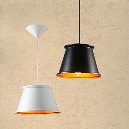 Classic Rustic Lodge Vintage Mini Style Painting Metal Pendant Light