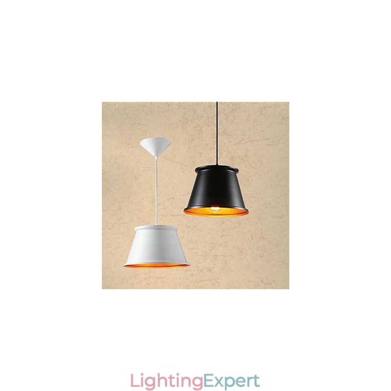 Classic Rustic Lodge Vintage Mini Style Painting Metal Pendant Light