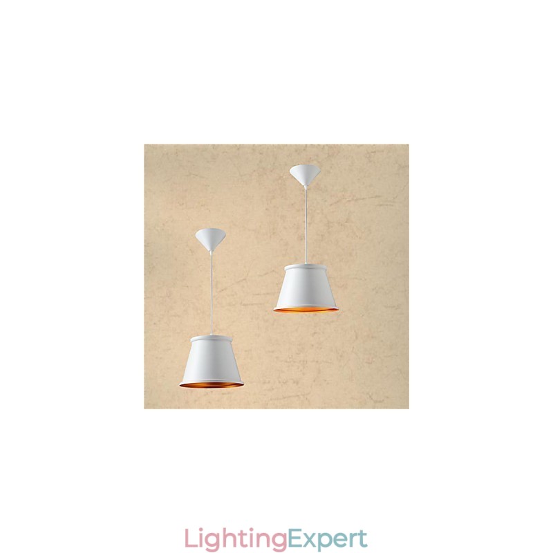 Classic Rustic Lodge Vintage Mini Style Painting Metal Pendant Light