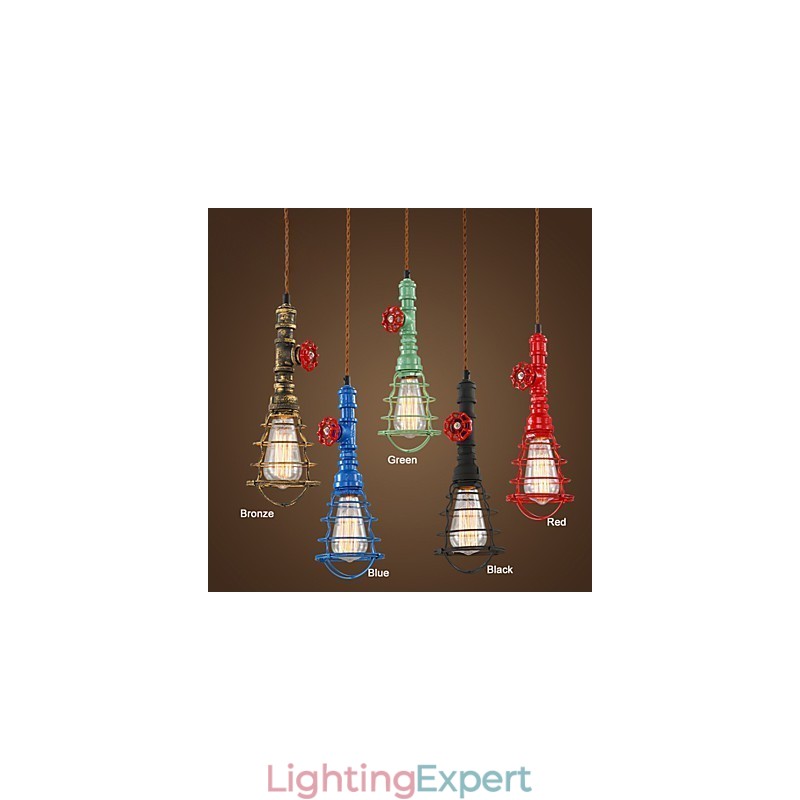 E26 Vintage Pendant Light Waterpipe Design Lights