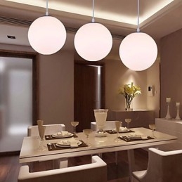 1 Lights Contemporary Glass Pendant Light