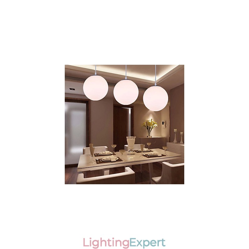 1 Lights Contemporary Glass Pendant Light