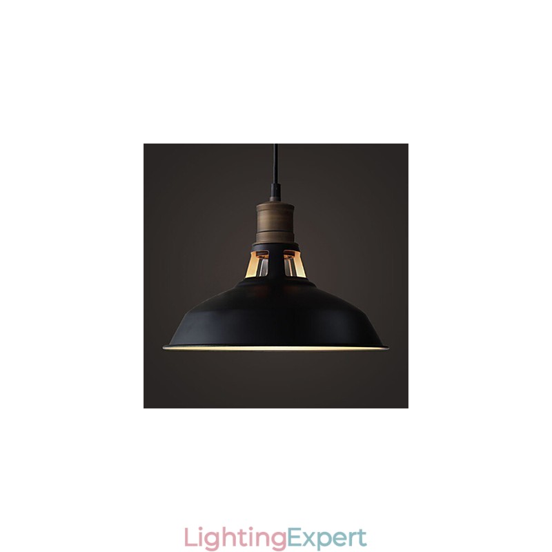 Industrial Vintagen Mini Metal Pendant Light 1 Light Multi Color Optional