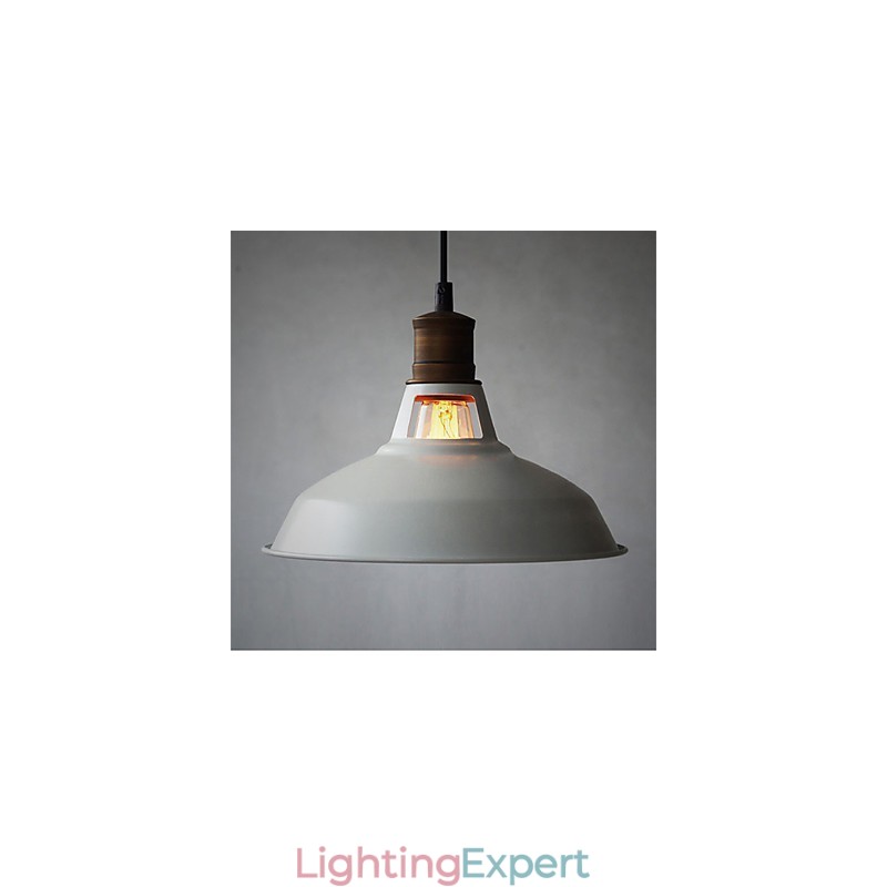 Industrial Vintagen Mini Metal Pendant Light 1 Light Multi Color Optional