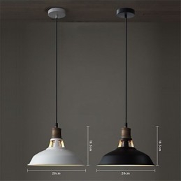 Industrial Vintagen Mini Metal Pendant Light 1 Light Multi Color Optional