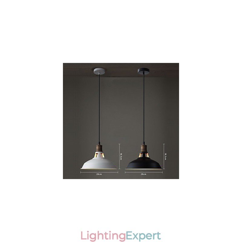 Industrial Vintagen Mini Metal Pendant Light 1 Light Multi Color Optional
