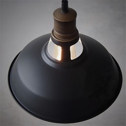 Industrial Vintagen Mini Metal Pendant Light 1 Light Multi Color Optional