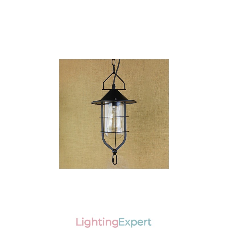 American Retro Rustic Pastoral Lighting Light Industrial Pendant Lamp