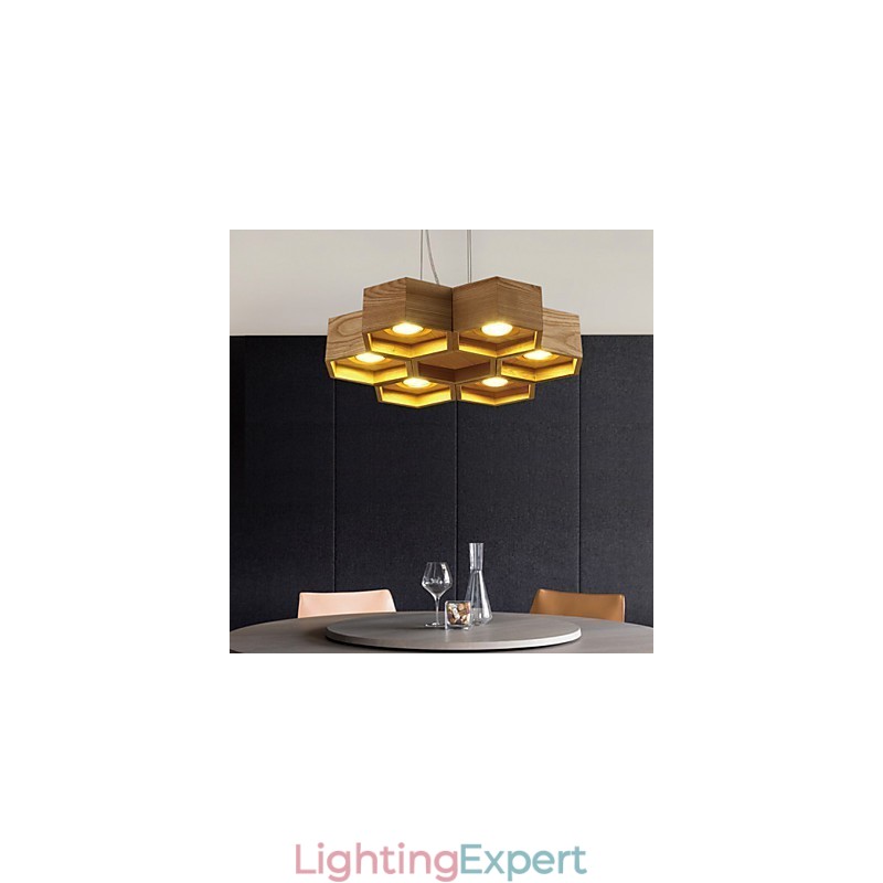 Pendant Lights Country Wood Bamboo