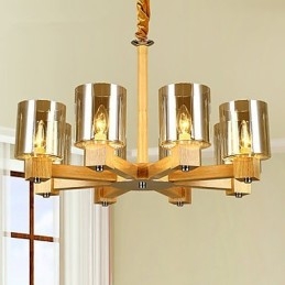 Pendant Lights Country Wood Bamboo