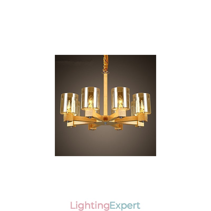 Pendant Lights Country Wood Bamboo