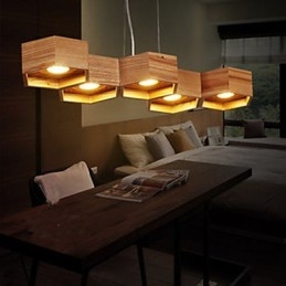 Pendant Lights Country Wood Bamboo