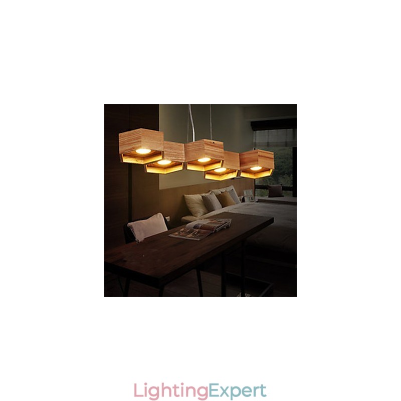Pendant Lights Country Wood Bamboo