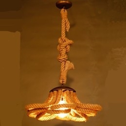 American Pastoralge Rope lamp Retro
