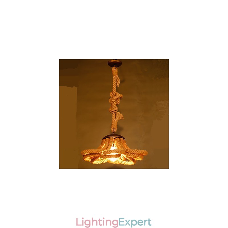 American Pastoralge Rope lamp Retro