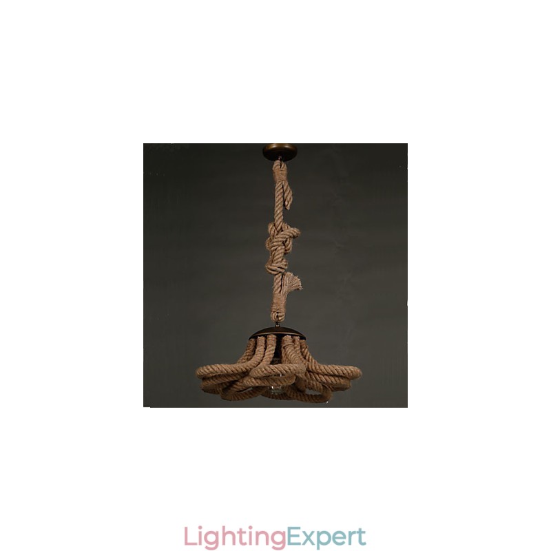 American Pastoralge Rope lamp Retro