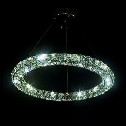 Crystal Pendant Lighting Modern Single D40CM Three Sides K9 Crystal Indoor Ceiling Lights Lamp Fixtures