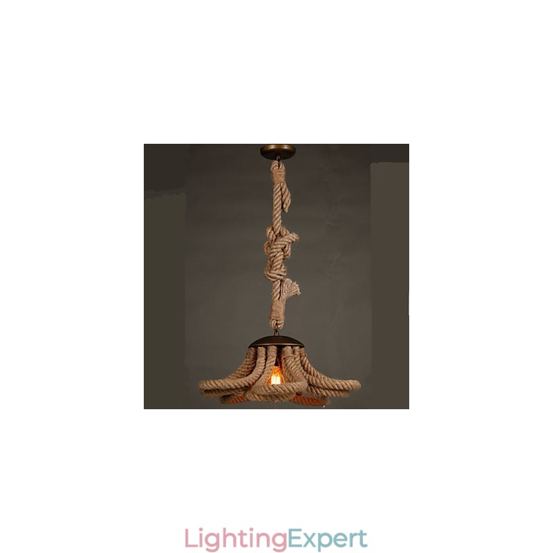 American Pastoralge Rope lamp Retro