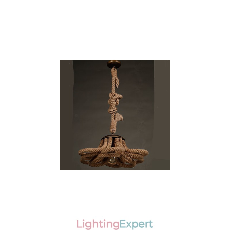 American Pastoralge Rope lamp Retro