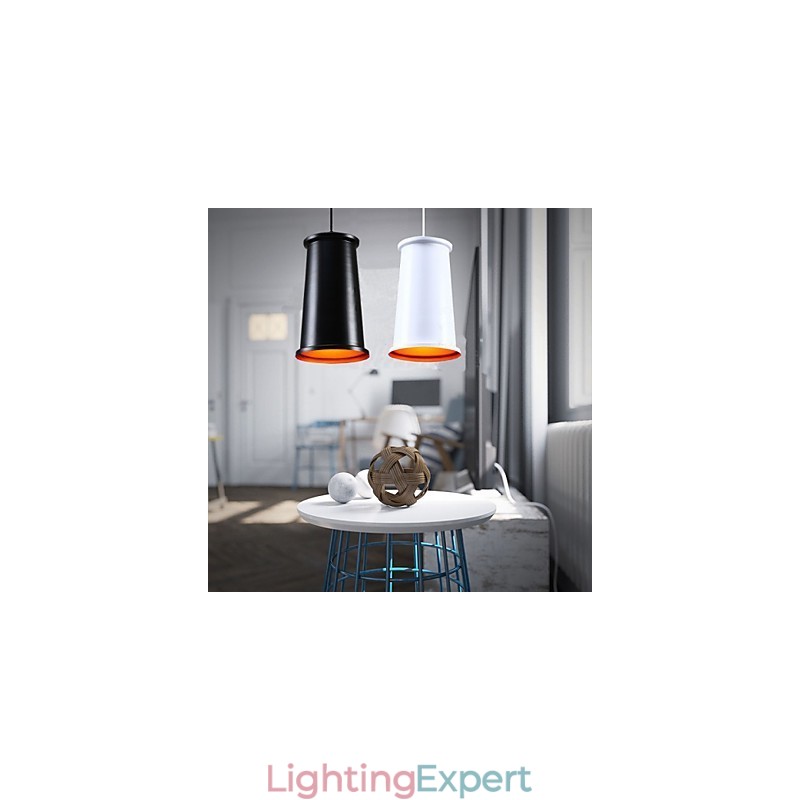 Classic Rustic Vintage Mini Style Painting Metal Pendant Light