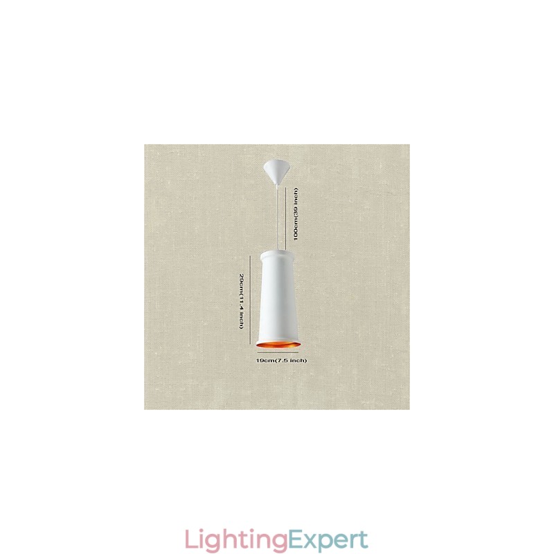 Classic Rustic Vintage Mini Style Painting Metal Pendant Light