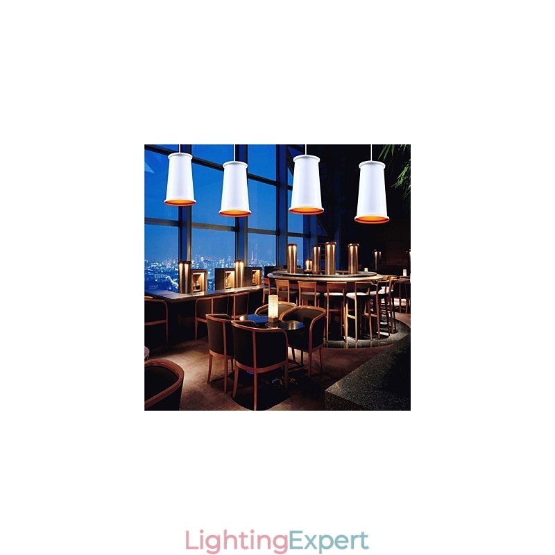 Classic Rustic Vintage Mini Style Painting Metal Pendant Light