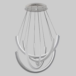 Industrial Decorative Hanging Modern Linear Pendant Light