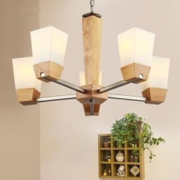 Pendant Lights Country Wood Bamboo