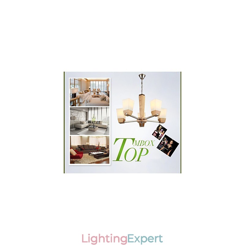 Pendant Lights Country Wood Bamboo