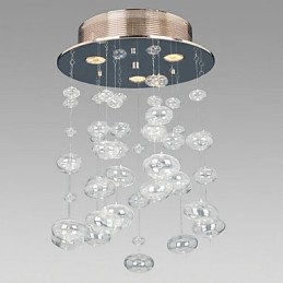 Semi Flush Mount with 3 Lights