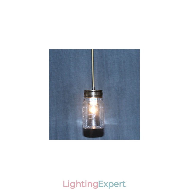 Country Electroplated Glass Pendant Light Garage