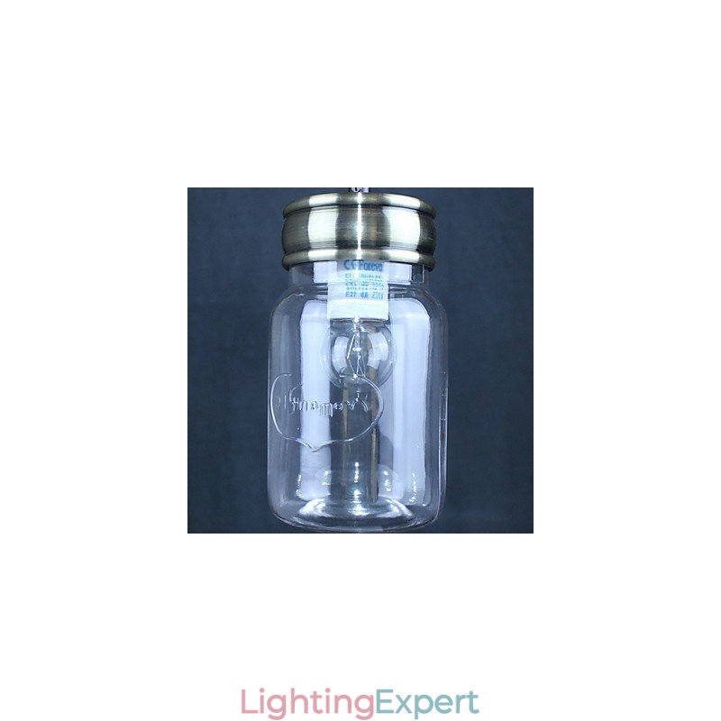 Country Electroplated Glass Pendant Light Garage