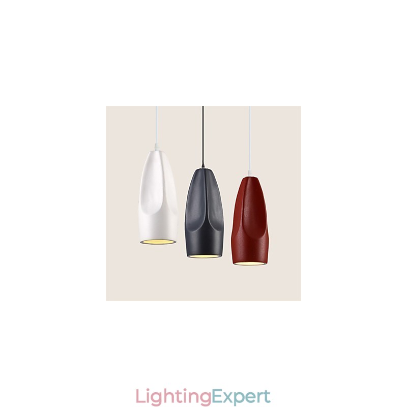 Vintage Retro Mini Style Painting Metal Pendant Light