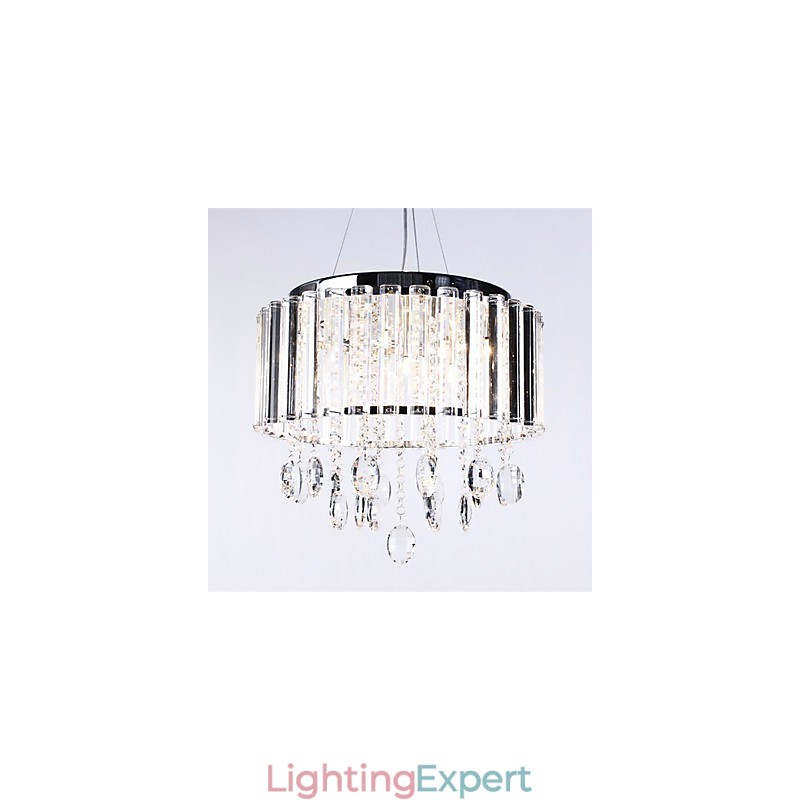 Crystal Pendant Light with 3 Lights