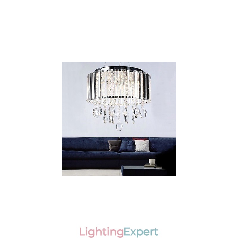 Crystal Pendant Light with 3 Lights
