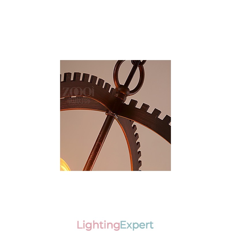 Creative Retro Pendant Lamps American country wrought iron Chandelier