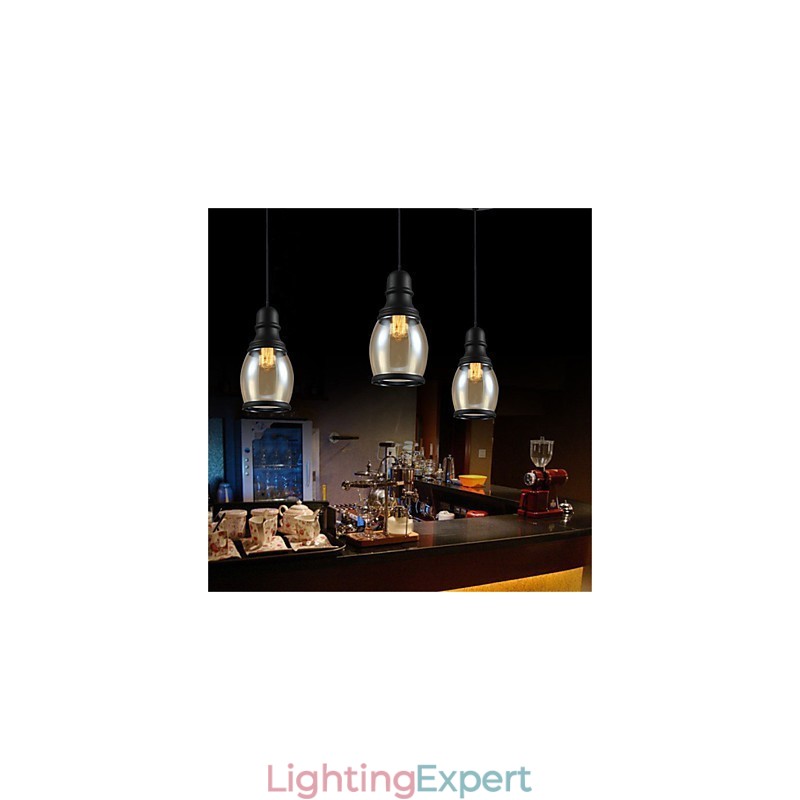 Retro Lighting Loft Lights Glass Pendant Light