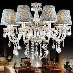 K9 Transparent Crystal Chandelier Shade Included
