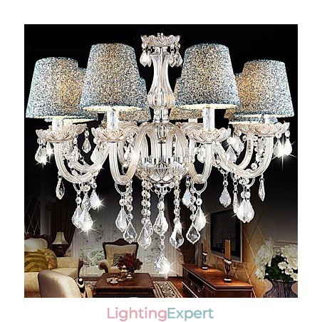 K9 Transparent Crystal Chandelier Shade Included