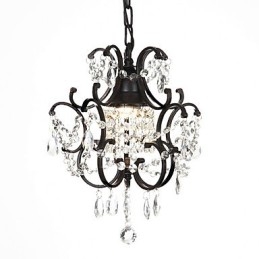Modern Chandelier with Crystal Beads