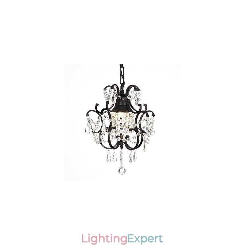 Modern Chandelier with Crystal Beads