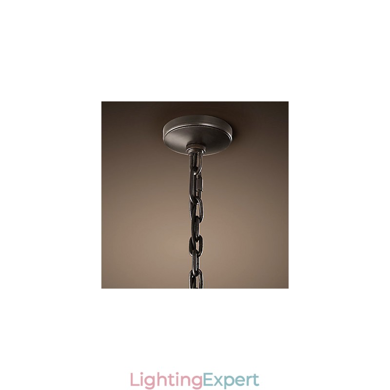 2 light Pendent Light with Transparent Shade