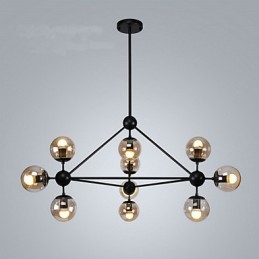 Country Painting Metal Pendant Light Garage