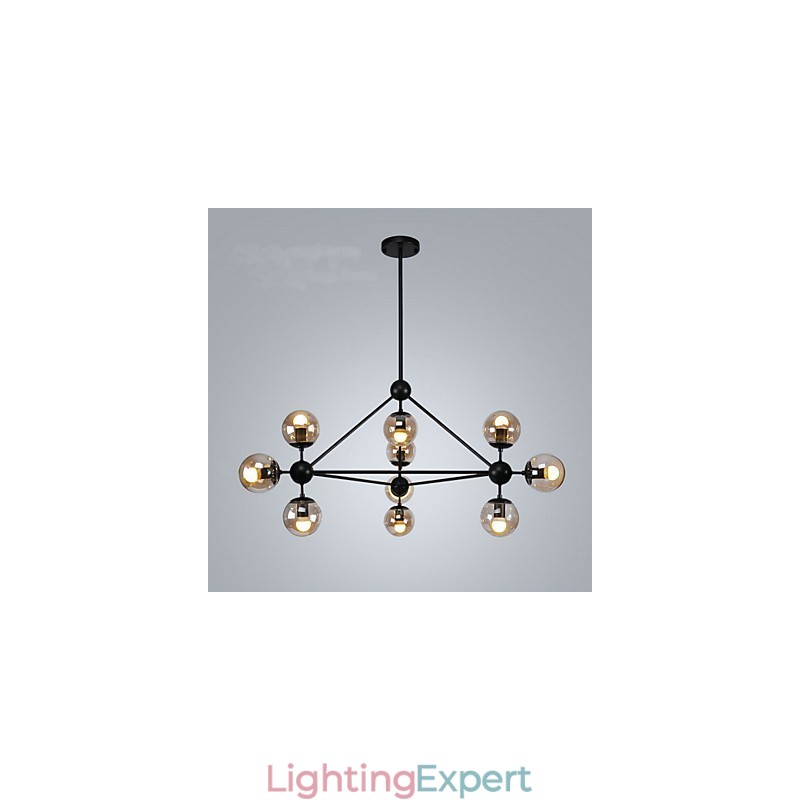 Country Painting Metal Pendant Light Garage