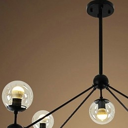 Country Painting Metal Pendant Light Garage